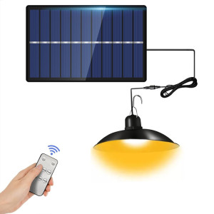 Lustre à ampoule LED solaire d'extérieur étanche IP65, lumières d'intérieur, spécifications : lumière chaude unique avec télécommande SH9105254-20